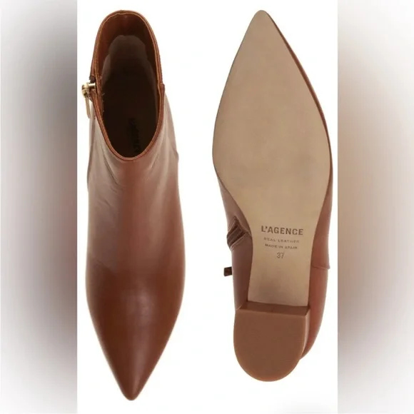 L'Agence Jeanne II Leather Booties - Picture 5 of 12